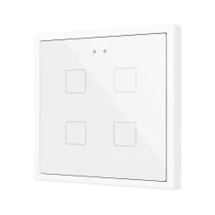   ZENNIO ZVIFR70X4W KNX tapintásérzékelő Flat 70 RGB | 4-csatornás | fehér