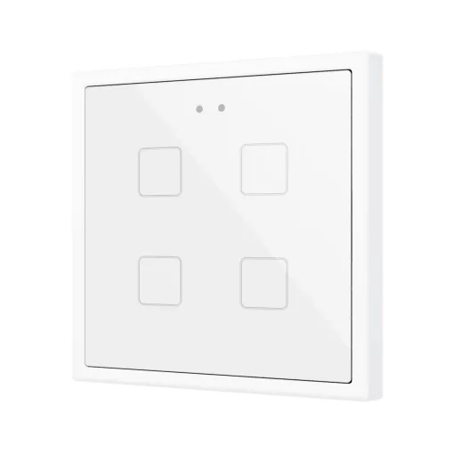 ZENNIO ZVIFR70X4W KNX tapintásérzékelő Flat 70 RGB | 4-csatornás | fehér