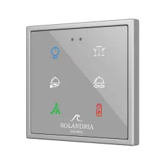   ZENNIO ZVIFR70X6C360 KNX tapintásérzékelő Flat 70 RGB | 6-csatornás | 360° custom