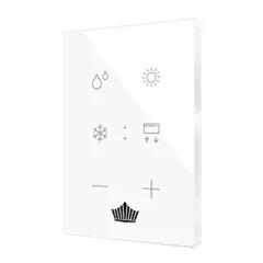   ZENNIO ZVIFXLX6 KNX tapintásérzékelő Flat XL | 6 kimenetes | custom