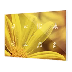   ZENNIO ZVIFXLX8 KNX tapintásérzékelő Flat XL | 8-csatornás | custom