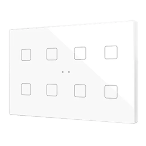 ZENNIO ZVIFXLX8W KNX tapintásérzékelő Flat XL | 8-csatornás | fehér