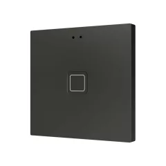  ZENNIO ZVITR1A KNX tapintásérzékelő Tecla RGB | 1 kimenetes | fekete
