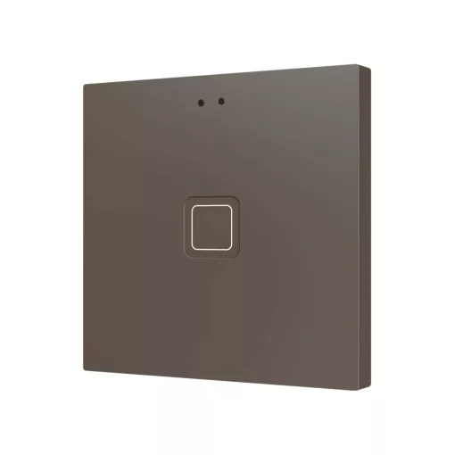 ZENNIO ZVITR1M KNX tapintásérzékelő Tecla RGB | 1 kimenetes | mokka