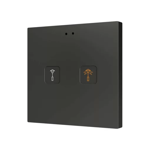 ZENNIO ZVITR2 KNX tapintásérzékelő Tecla RGB | 2-csatornás | custom