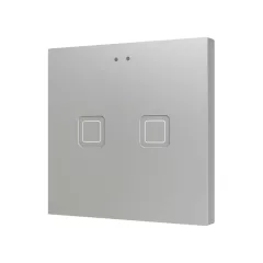   ZENNIO ZVITR2S KNX tapintásérzékelő Tecla RGB | 2-csatornás | ezüst
