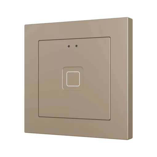ZENNIO ZVITR55X1C KNX tapintásérzékelő Tecla 55 RGB | 1 kimenetes | champagne