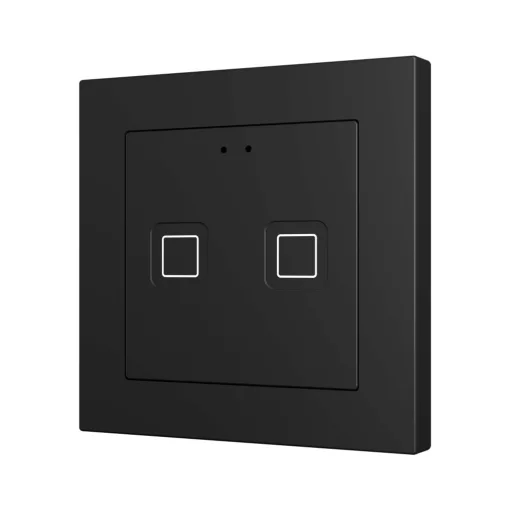ZENNIO ZVITR55X2A KNX tapintásérzékelő Tecla 55 RGB | 2-csatornás | fekete