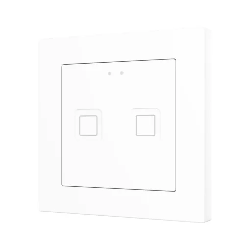 ZENNIO ZVITR55X2W KNX tapintásérzékelő Tecla 55 RGB | 2-csatornás | fehér