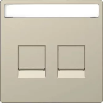 Merten System D fedlap moduláris RJ45 betéthez