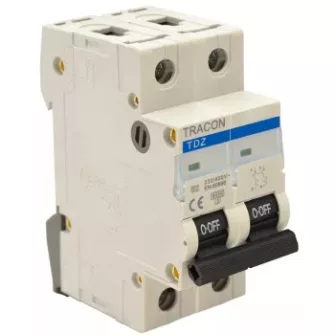 Tracon Electric TDZ 2P kismegszakítók