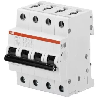 Kismegszakító 4P - S204M - Kismegszakító 10 kA-es - ABB - Kismegszakítók és tartozékai - Villamossági készülékek - ABB - GYÁRTÓK / MÁRKÁK