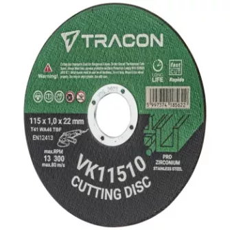 Vágókorong - Tracon korongok - Szerszámok - Tracon Electric - GYÁRTÓK / MÁRKÁK - elektriks