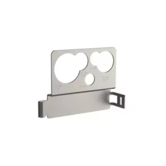 Basor hálós kábeltálcához csőkimenet / rozsdamentes acél (INOX I304) (BASORFIL) - Basor há