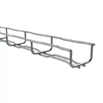 Basor hálós kábeltálcák BFR-2F H35 / galvanikus / elektrolitikus cinkezett EZ (BASORFIL)