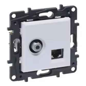 Legrand Niloé Step TV + RJ45 csatlakozóaljzatok - Legrand Niloé Step Antenna / Audió / Vid