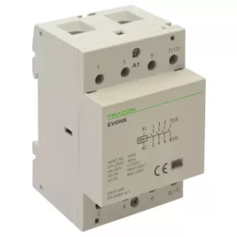 Tracon EVOHK Installációs Kontaktor 25-100A 2-4P