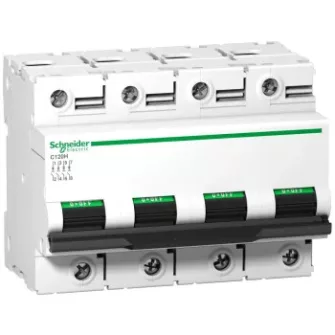 Schneider Electric Acti 9 C120H 15kA 4 pólus kismegszakítók