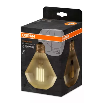 Osram E27 Vintage gyémánt forma - E27-es foglalathoz Osram fényforrások - OSRAM LED fényforrások (izzók) - OSRAM - GYÁRTÓK / MÁRKÁK