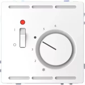 Merten System D szobatermosztát kapcsolóval