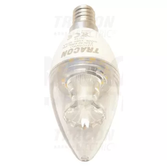 Fényerő-szabályozható LED fényforrás - E14 - LED-es fényforrások - Tracon Electric - GYÁRTÓK / MÁRKÁK