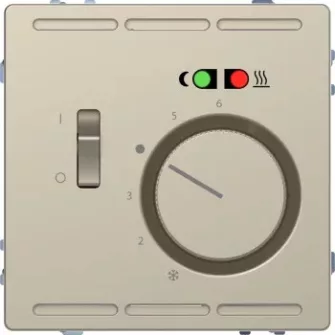 Merten System D padlótermosztát, hat felület