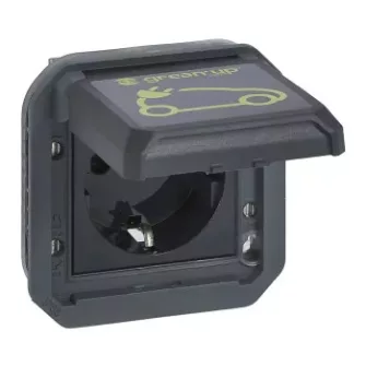 Legrand Plexo55 vízmentes IP55 összeszerelt (süllyesztett kivitelű) Soliroc autótöltő aljz