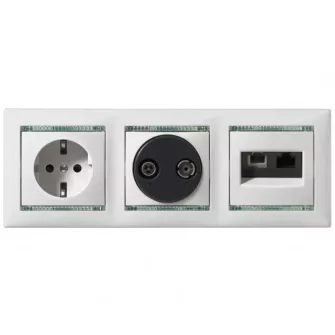 Legrand Valena TV-Rádió csatlakozóaljzatok - Legrand Valena antenna / Audió / Videó / USB - Legrand Valena kapcsolók / dugaljak / egyéb szerelvények - Legrand kapcsolók / dugaljak / egyéb szerelvények - Legrand - GYÁRTÓK / MÁRKÁK
