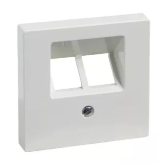 Merten System M fedlap RJ45 aljzathoz, 1x és 2x