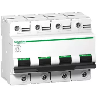 Schneider Electric Acti 9 C120N 10kA 4 pólus kismegszakítók