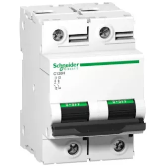 Schneider Electric Acti 9 C120H 15kA 2 pólus kismegszakítók