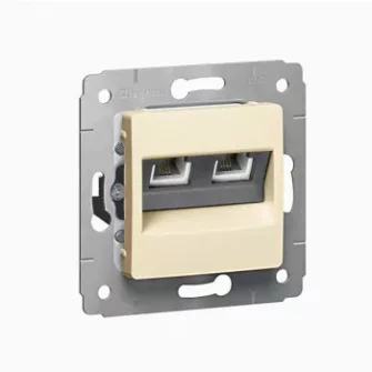 Legrand Cariva kombinált informatikai aljzatok (RJ45 / RJ11) - Legrand Cariva számítógép é