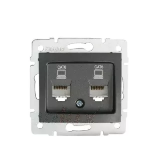 Kanlux DOMO informatikai csatlakozóaljzatok ( RJ45 ) - Kanlux DOMO számítógép és telefon aljzatok - Kanlux DOMO kapcsolók / dugaljak / egyéb szerelvények - Kanlux kapcsolók / dugaljak / egyéb szerelvények - Kanlux - GYÁRTÓK / MÁRKÁK