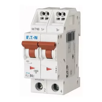 Eaton PLI Kismegszakító 2P 10kA-es - Eaton PLI Kismegszakítók 10 kA-es dugaszolókapcsokkal a leágazási oldalon - Eaton Kismegszakítók és tartozékai - Eaton Villamossági készülékek - Eaton - GYÁRTÓK / MÁRKÁK