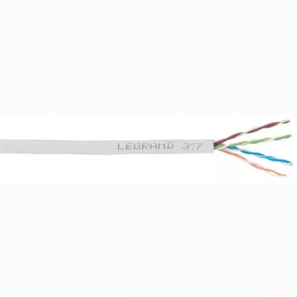 LEGRAND fali kábel, réz, Cat5e, árnyékolt (F/UTP), 4 érpár (AWG24), LSZH (LSOH), szürke, d: 6mm, 500m, kábeldob, LCS2, Dca-s2,d2,a1 - Informatikai hálozatok - Legrand informatikai hálózatok - Legrand - GYÁRTÓK / MÁRKÁK