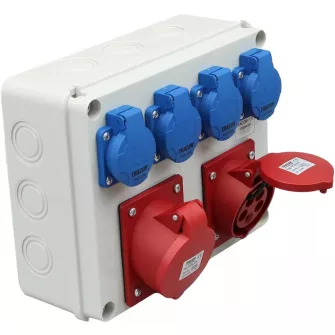Védelem nélkül - Ipari csatlakozó doboz - Tracon Electric szekrények és kiegészítők - Tracon Electric - GYÁRTÓK / MÁRKÁK
