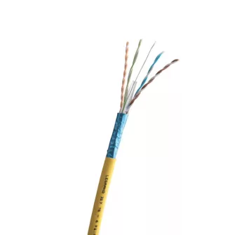LEGRAND fali kábel, réz, Cat6A, árnyékolt (F/UTP), 4 érpár (AWG23), LSZH (LSOH), sárga, d: 7.3mm, 500m, kábeldob, LCS2, Dca-s2,d2,a1 - Informatikai hálozatok - Legrand informatikai hálózatok - Legrand - GYÁRTÓK / MÁRKÁK