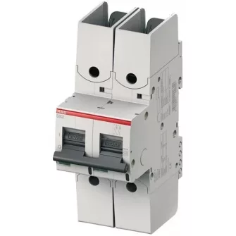 Kismegszakító 2P - S802S R - Kismegszakító 50 kA-es kábelsaru bekötéséhez - ABB - Kismegszakítók és tartozékai - Villamossági készülékek - ABB - GYÁRTÓK / MÁRKÁK