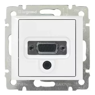 Legrand Valena HD15 csatlakozóaljzatok - Legrand Valena antenna / Audió / Videó / USB - Le