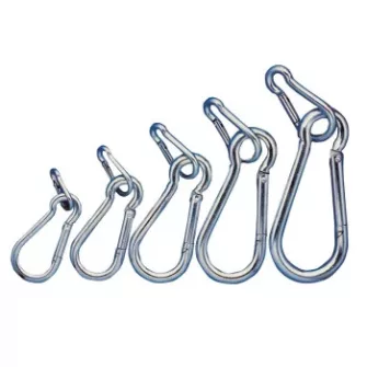 Tracon rugós karabiner, acél 4,5–13 mm