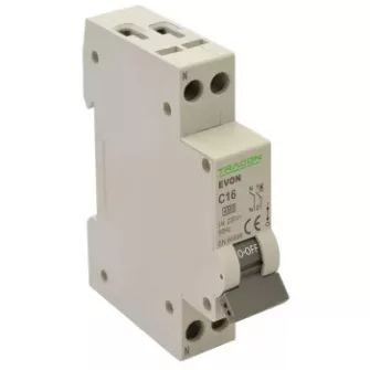 Tracon EVON 1P+N 4,5kA Kismegszakító C 6-32A