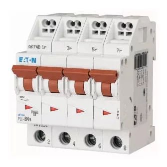 Eaton PLI Kismegszakító 4P 10kA-es - Eaton PLI Kismegszakítók 10 kA-es dugaszolókapcsokkal a leágazási oldalon - Eaton Kismegszakítók és tartozékai - Eaton Villamossági készülékek - Eaton - GYÁRTÓK / MÁRKÁK