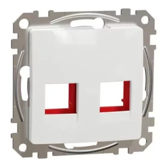 Schneider Sedna dupla adapter RJ45 betétekhez
