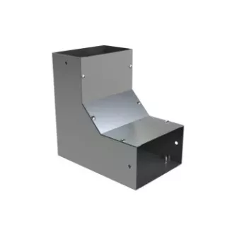 Basor vízzáró fém kábelcsatornához emelkedő / bukó idom CCCTI / rozsdamentes acél (INOX I3