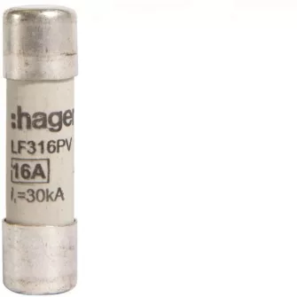 Hager napelemes olvadóbiztosítók PV szolár (10x38) - Hager napelemes 1000V DC olvadóbiztosítós szakaszolók és olvadóbiztosítók (10x38) - Hager villamossági készülékek - Hager - GYÁRTÓK / MÁRKÁK