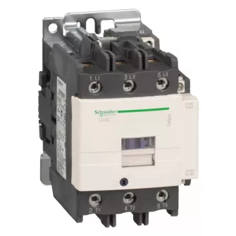 Schneider Electric 37Kw/80A TeSys D mágneskapcsolók - Schneider Electric TeSys D mágneskapcsolók 0,06..75 Kw - Schneider Electric Ipari mágneskapcsolók - Schneider Electric Ipari Mágneskapcsolók / segédérintkezők / hőkioldó relé - Schneider Electric 