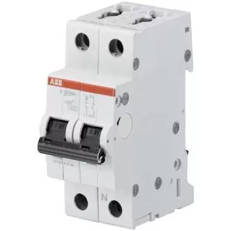 Kismegszakító 1P+N (2 modul) - S201NA - Kismegszakító 6 kA-es - ABB - Kismegszakítók és tartozékai - Villamossági készülékek - ABB - GYÁRTÓK / MÁRKÁK