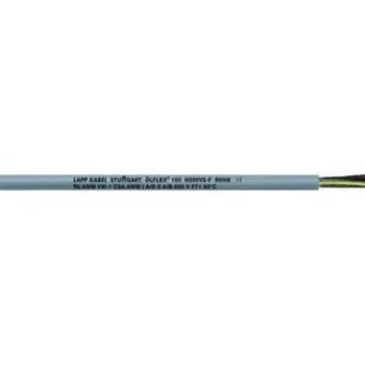 LAPPKABEL ÖLFLEX 150 - PVC köpenyes speciális szabvány szerinti típusok - Általános felhasználásra - Erőátviteli és vezérlő kábelek - Lappkabel - Kábelek vezetékek