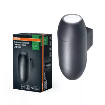 OSRAM ENDURA® Cannon fel-le világító fali lámpa - OSRAM kültéri fali lámpák - OSRAM kültéri világítás - OSRAM - GYÁRTÓK / MÁRKÁK