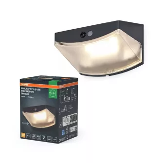OSRAM ENDURA® Style USB LED fali lámpa mozgásérzékelővel - OSRAM kültéri fali lámpák - OSRAM kültéri világítás - OSRAM - GYÁRTÓK / MÁRKÁK